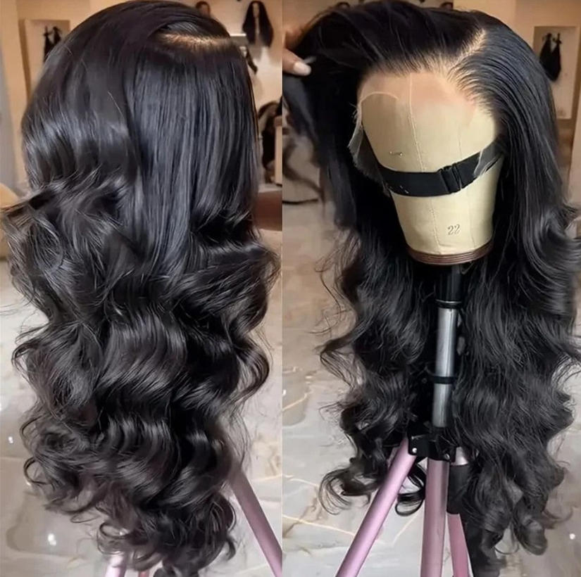 Eyelash Extension Natural Look - Natural Black Body Wave Virgin Human