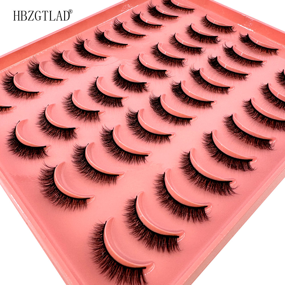New 20 Pairs Natural Long 3D M - Eyelash Extension For Asian Eyes ulasan dan harga