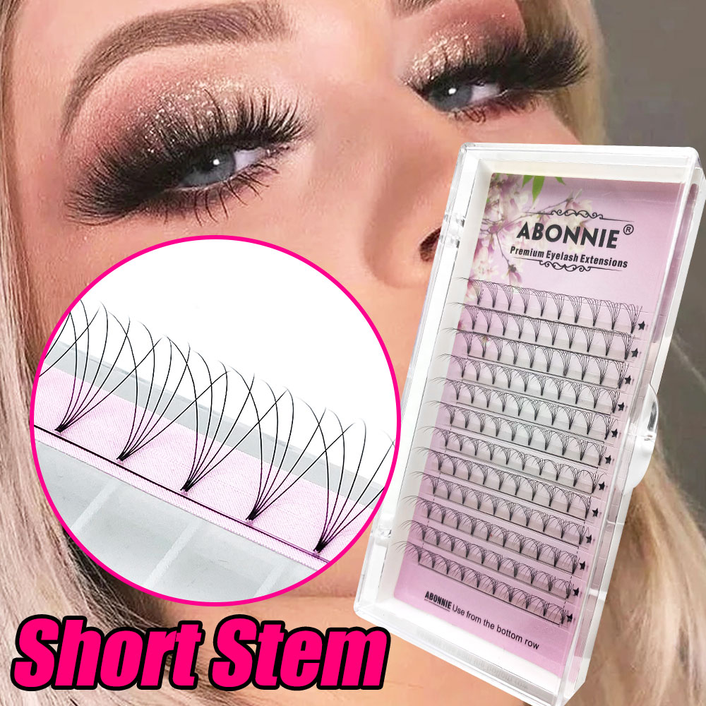 ABONNIE Velvet Short Stem Russ - Eyelash Extension Russian ulasan dan harga