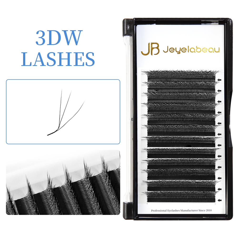 3D W Shape Lashes Extensions P - Eyelash Extension Human Hair ulasan dan harga