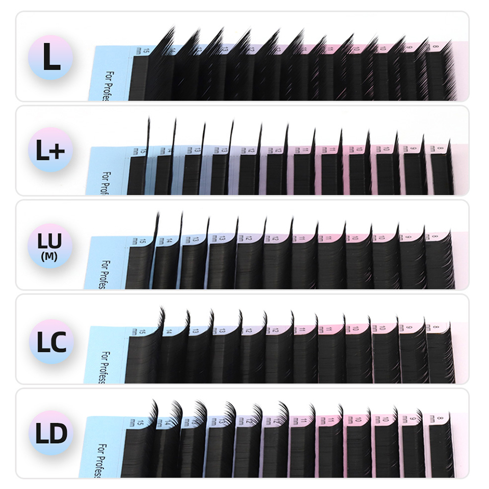 RUJADE L L+ LC LD LU(M) Curl I - Eyelash Extension Russian ulasan dan harga