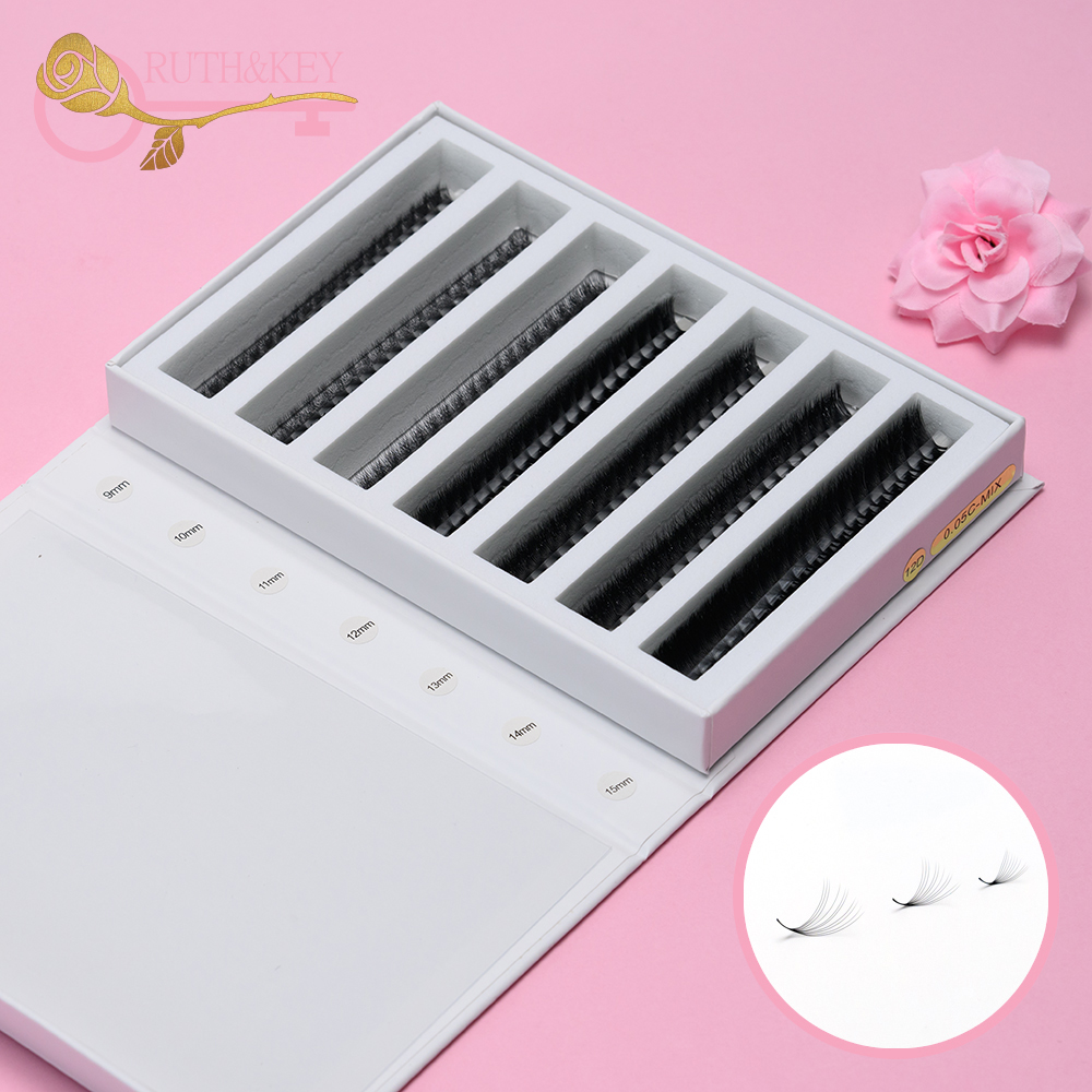 2000 Fans 0.05 0.07 Mix C D La - Eyelash Extension Russian ulasan dan harga