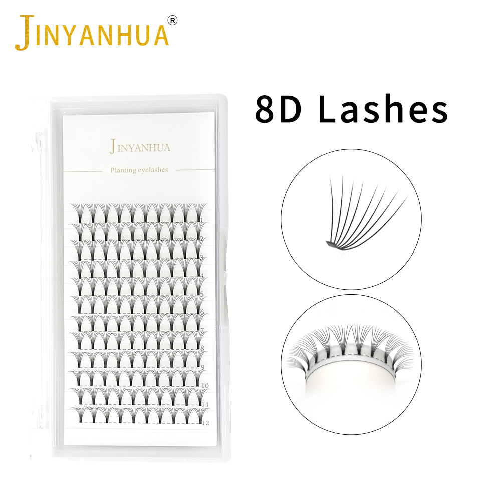 JINYANHUA 8D Fans Eyelash Exte - Eyelash Extension For Asian Eyes ulasan dan harga