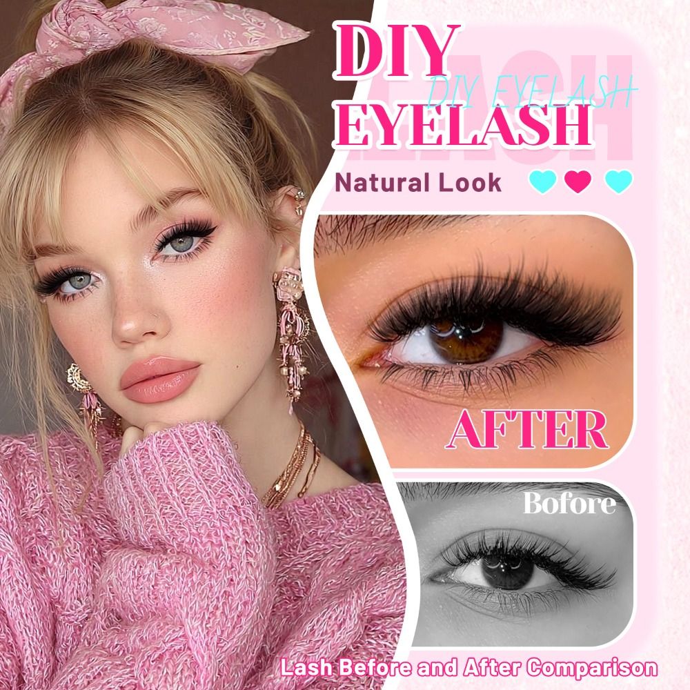 Natural Look False Eyelashes B - Eyelash Extension Natural Look ulasan dan harga